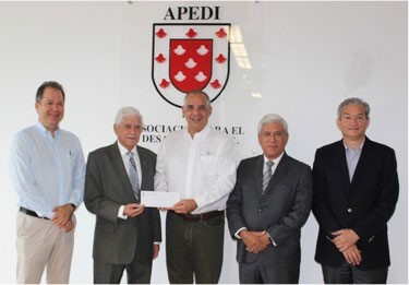 ASOCIACIÓN CIBAO ENTREGA DONATIVO A APEDI PARA REMOD...